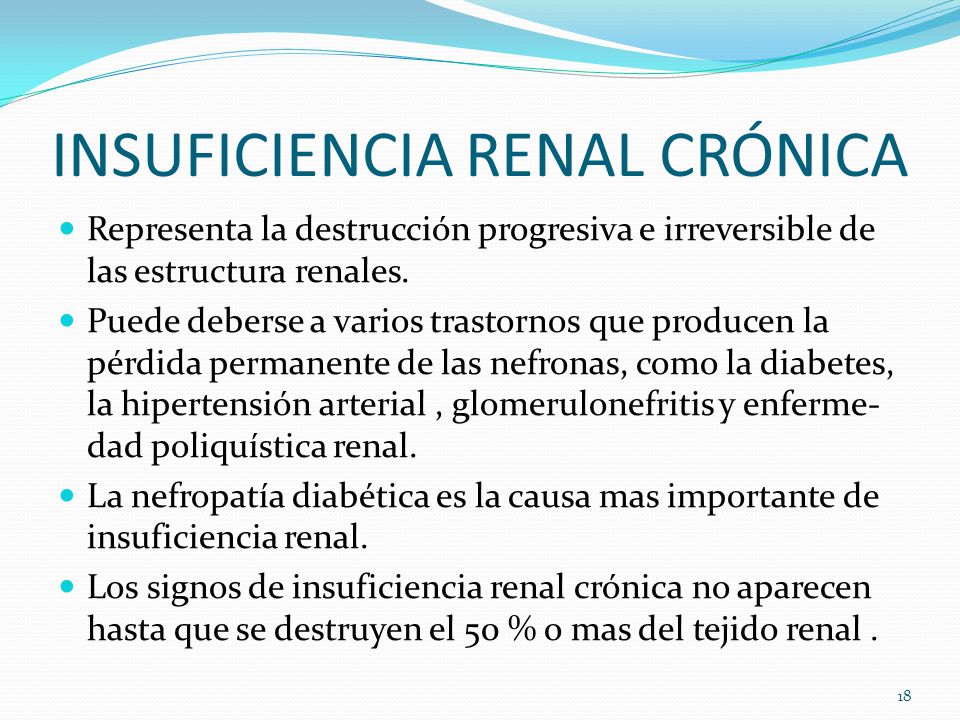 La hipertensión puede causar daño renal